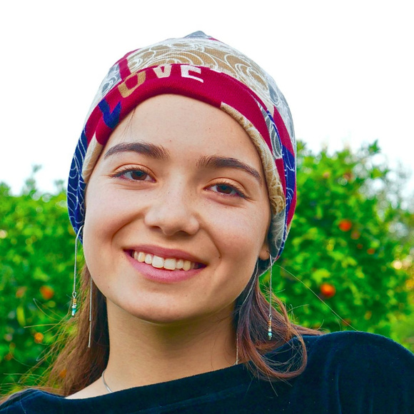 Red Love Slouchy Beanie - Picture 4 of 4